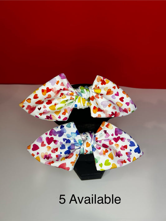 Multicolor Hearts Knotty