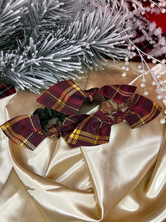Fall Plaid Scrunchie