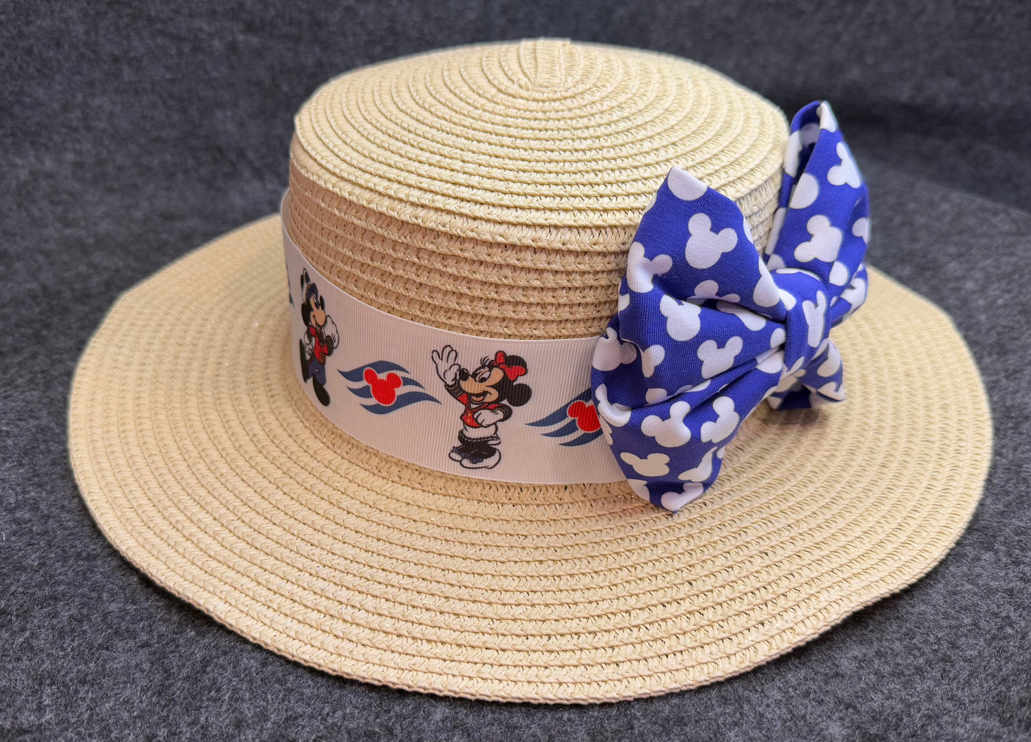 Cruise Sun Hat - Blue Bow